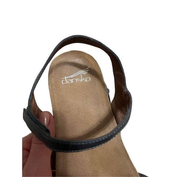 Dansko Leather Rebekah Ankle Strap Blue Sandals size EU 37  US 6.5 / 7 - Picture 8 of 8